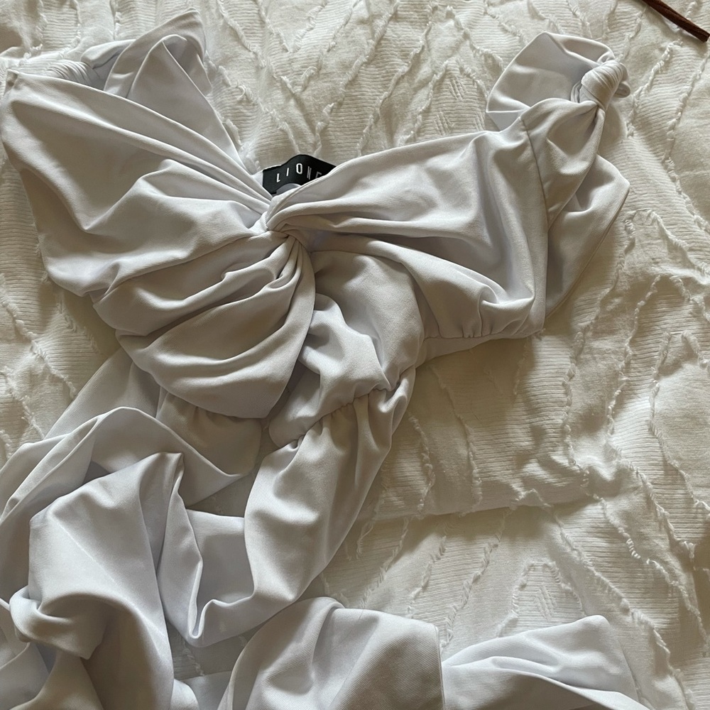 White tie princess polly top